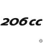 Peugeot matrica 206 CC