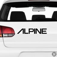 ALPINE felirat - Szélvédő matrica 
