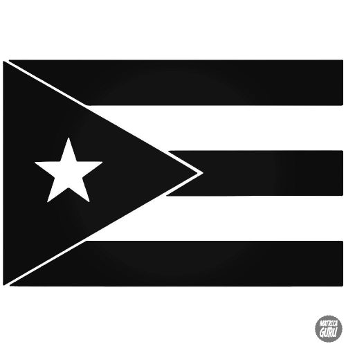 Puerto Rico zászló Autómatrica