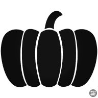 Tök Halloween matrica