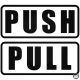 Push Pull felirat "1" Autómatrica