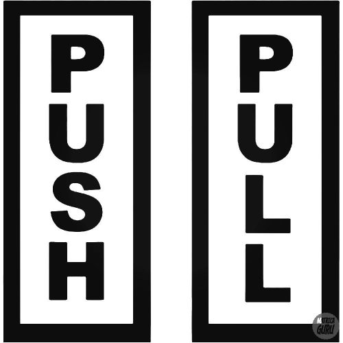 Push Pull felirat "2" Autómatrica