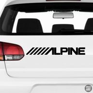 ALPINE "2" - Szélvédő matrica