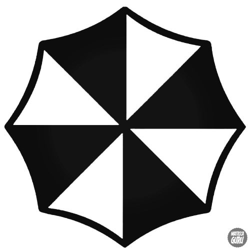 Resident Evil esernyő matrica
