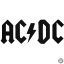 AC DC logó és felirat Autómatrica