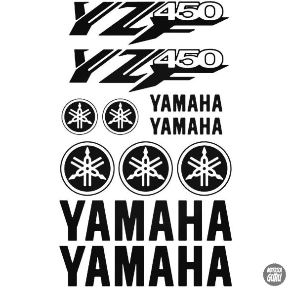Yamaha Yzf 450 szett matrica