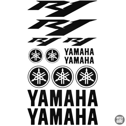 Yamaha R1 szett "2" matrica