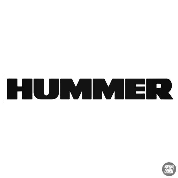 HUMMER felirat - Autómatrica