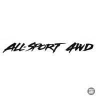 All Sport 4WD - Szélvédő matrica