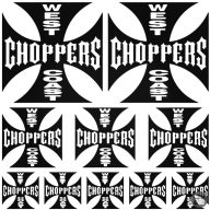 Choppers szett - Szélvédő matrica