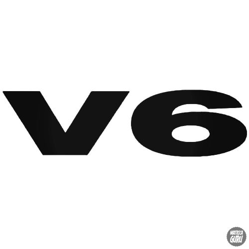 V6 "1" felirat - Autómatrica