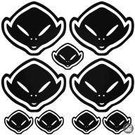 UFO fej szett matrica