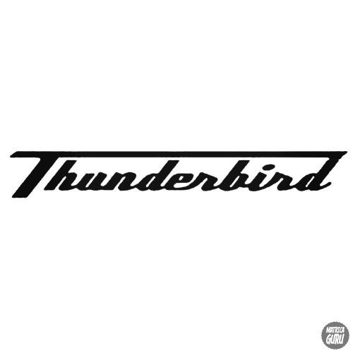 Thunderbird egyszerű felirat - Autómatrica