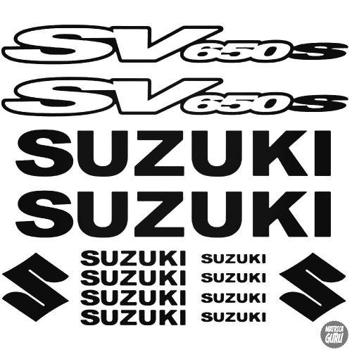 Suzuki SV650S szett matrica