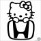 Honda matrica Hello Kitty