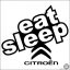 Eat Sleep Citroen matrica