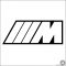 BMW M Logó matrica 2