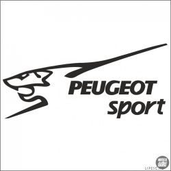 Peugeot matrica Sport felirat