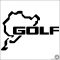 Golf Nürburgring matrica