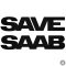 SAVE SAAB matrica