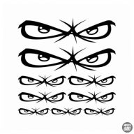 No Fear! Szemek szett - Autómatrica 