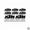 KTM Racing Team szett matrica