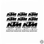 KTM Racing Team szett matrica