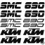 KTM 690 SMC szett matrica