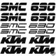 KTM 690 SMC szett matrica