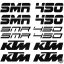 KTM 450 SMR szett matrica