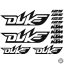 KTM 125 Duke szett matrica