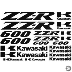 Kawasaki ZZR 600 szett matrica