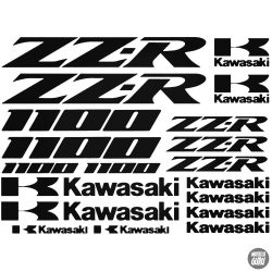 Kawasaki ZZR 1100 szett matrica