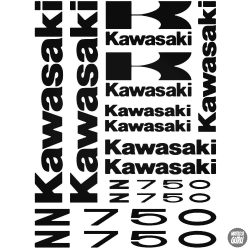 Kawasaki Z750 szett matrica