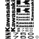 Kawasaki Z750 szett matrica