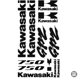 Kawasaki 750 GPZ szett matrica