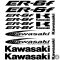 Kawasaki ER-6F szett matrica