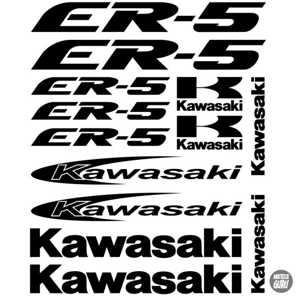 Kawasaki ER-5 szett matrica