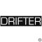 DRIFTER felirat "2" - Szélvédő matrica