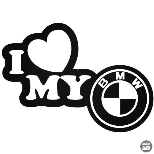 I Love My BMW matrica 4