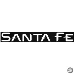 Hyundai Santa Fe felirat matrica