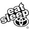 Eat Sleep Toyota "1" matrica