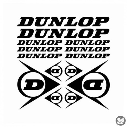 Dunlop szett - Szélvédő matrica