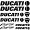 DUCATI Racing szett matrica