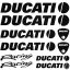 DUCATI Racing szett matrica