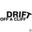 DRIFT off a cliff - Szélvédő matrica
