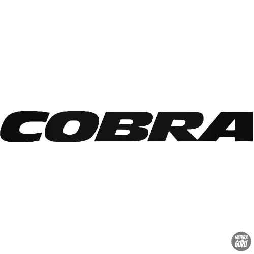 Cobra felirat - Szélvédő matrica "2"