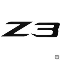 BMW matrica Z3 felirat 2