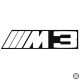 BMW matrica M3 embléma