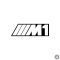 BMW matrica M1 logó